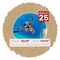 Beige Suede Mat Board for 16x16 Frames - Circle Opening for 14x14 Photos